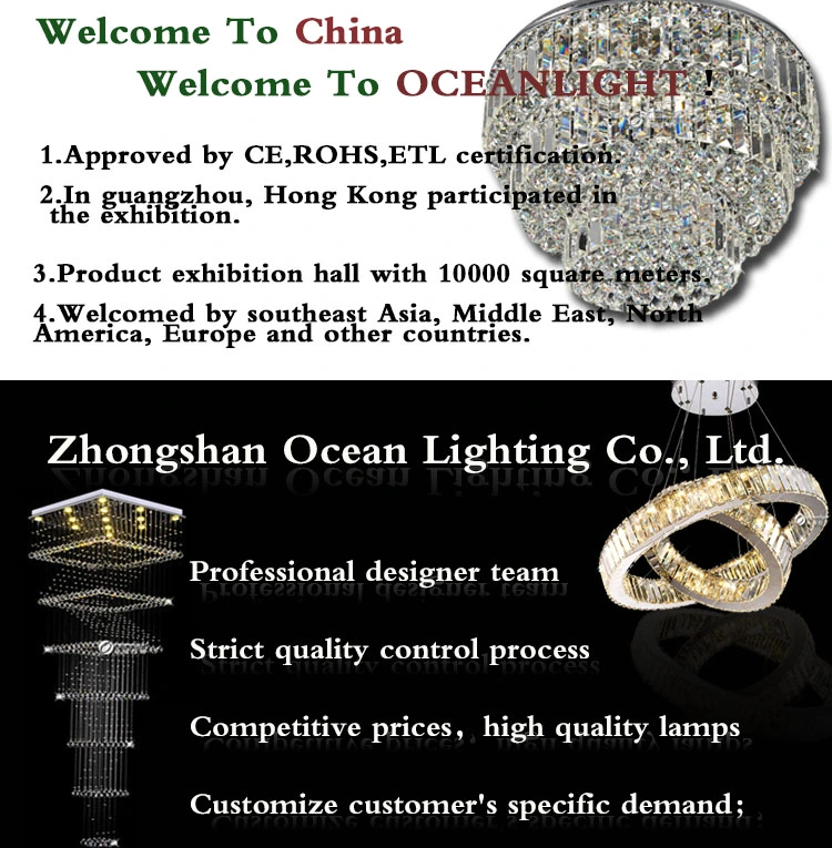 Modern Crystal Leiling LED Chandelier Lighting (OM8861)