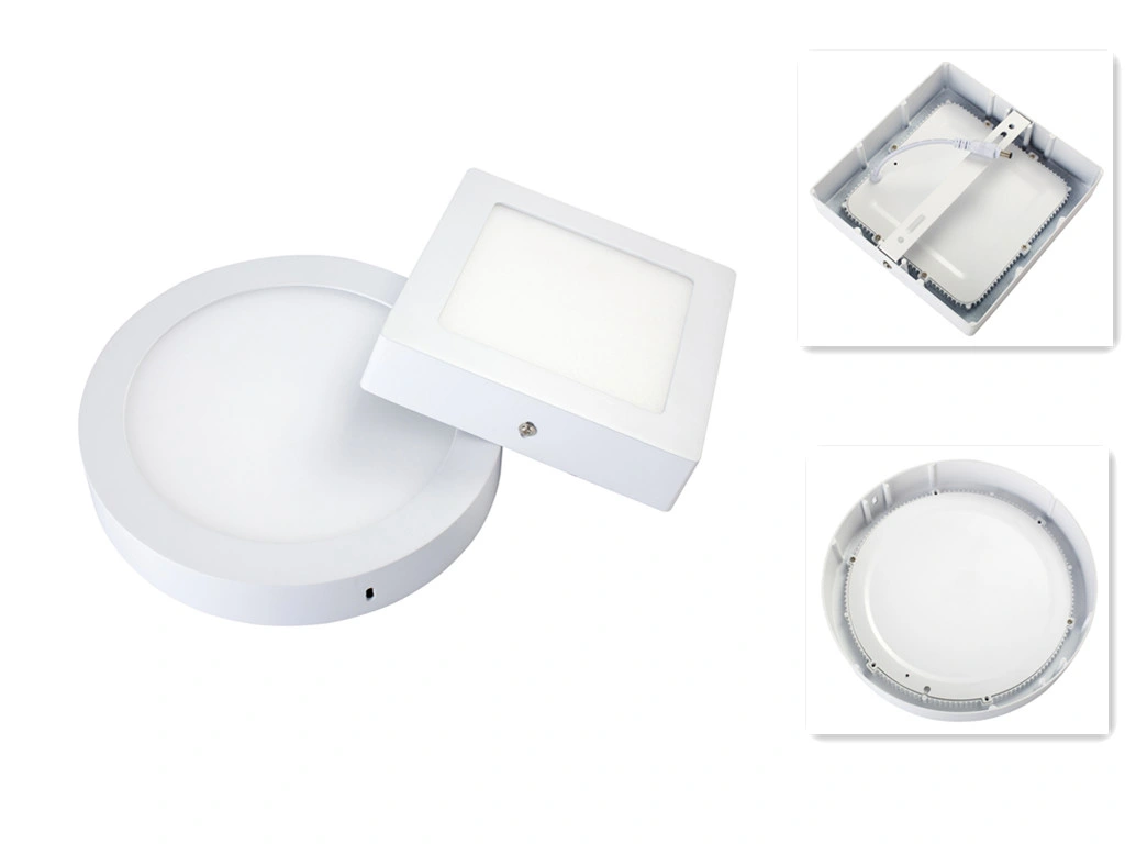 Wholesale High Quality Commercial Long Life Aluminium Square Surfaced Mount Panel 6W, 12W, 18W, 24W LED Ceiling Lamp