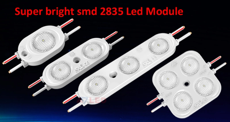 China Manufacturer High Power Backlight Light Box Signage Waterproof IP67 Injection DC 12V 24V Dimmable Warm White 1 2 3 4 SMD 2835 Osram LED Module Light