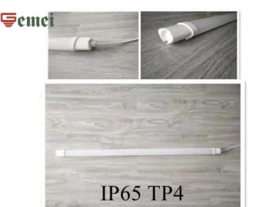 경쟁력있는 가격 18W IP65 LED Tri-Proof Light Triproof 방수 램프 선형 조명 LED 튜브 라이트 차고 조명 벽 조명 몰 조명 미러 라이트 천장