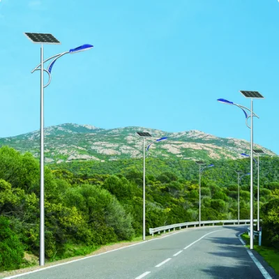 방수, 고효율, 에너지 절약, 방수 IP65 실외 LED 태양광 가로등(패널 및 리튬 배터리 포함)