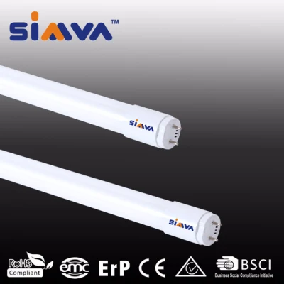 Simva 유리관 T8 LED 튜브 조명 15W(32W 할로겐 튜브와 동일) 1250LM 3000-6500K IC 드라이버 IP20 G13 320도(CE 승인 포함)